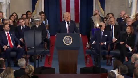 Trump inauguration speech 2025