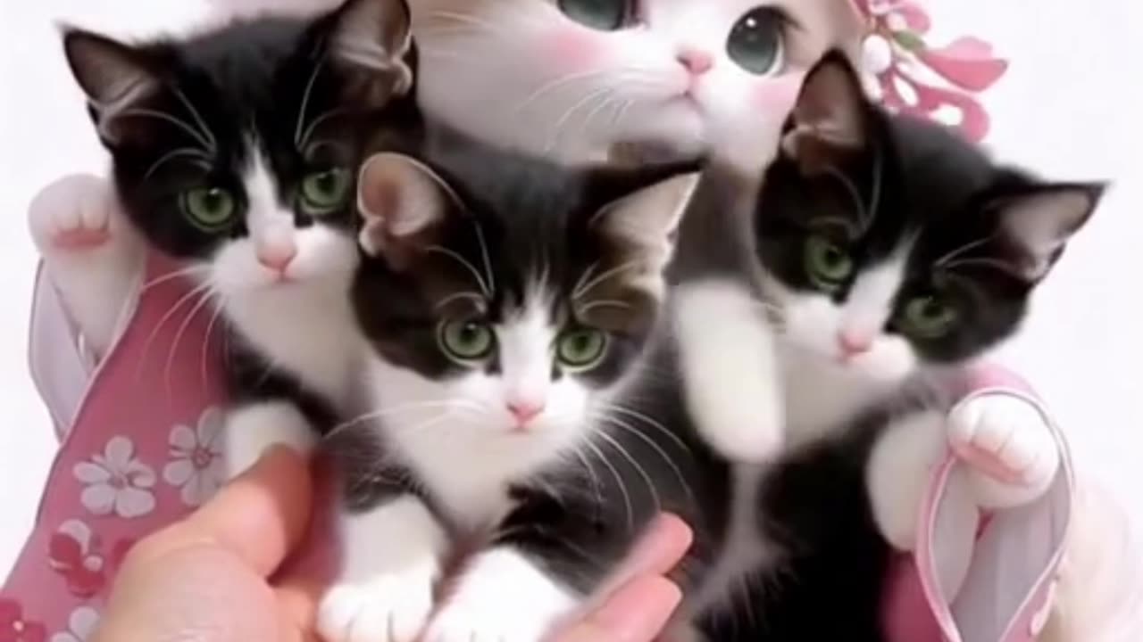The Most Adorable Cat Family