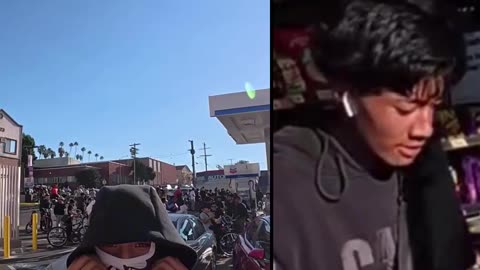 Blacks and Mexicans Loot, destroy store