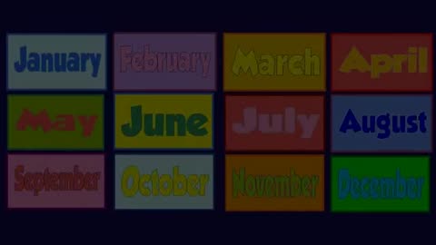 Months Of The Year Song