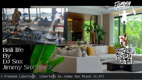 Chill Saxophone Music 24/7 DJ Sax Jimmy Sax Black Live from Bali Luxury Life Weddings Events Travel