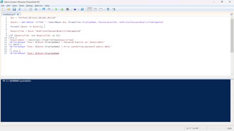 Retrieve Password Expiry Dates for Active Directory Users in a Specific OU Using PowerShell