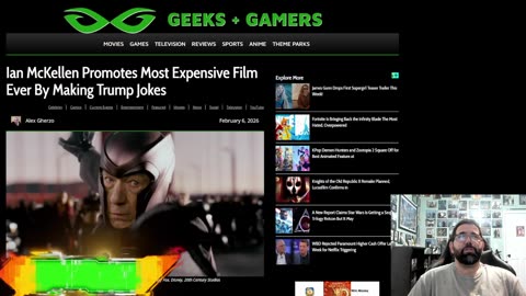 Ian McKellen Making A Joke About Trump During A Late Night Show