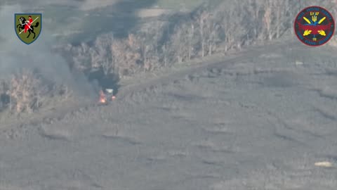 Russian APC Explodes and Flames Out(Incredible Footage)