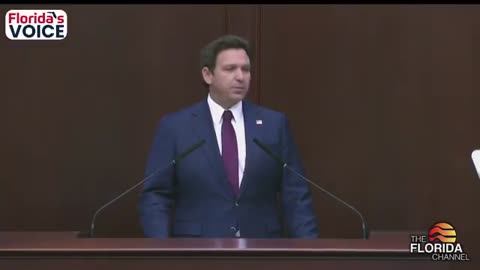 GOVERNOR RON DESANTIS: "It's now a crime to enter Florida illegally