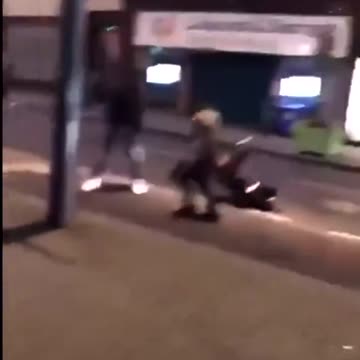 MIgrant punches Irish girl in the face - This is what women vote for LOL