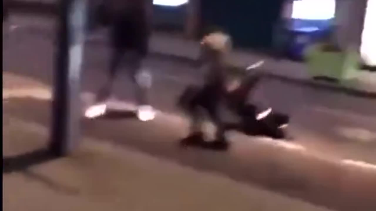 MIgrant punches Irish girl in the face - This is what women vote for LOL