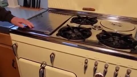 This stove was designed in the late 1940s and engineered and manufactured for most of the 1950s.