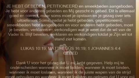 Blijf Bevelen & Verkondigen