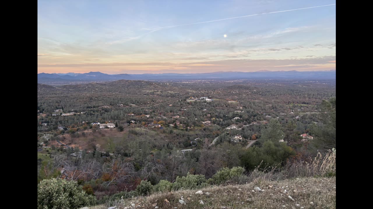 Vista Point Redding CA Sunset