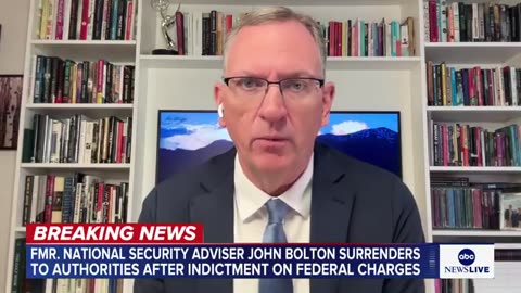 John Bolton surrenders to authorities after indictment