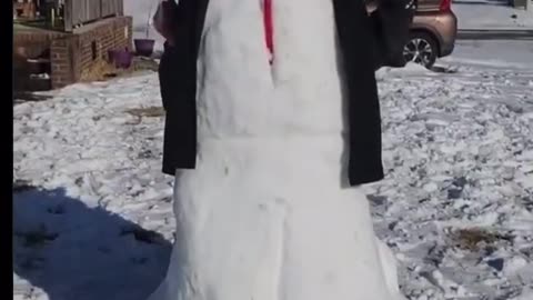 Trump YMCA Snowman