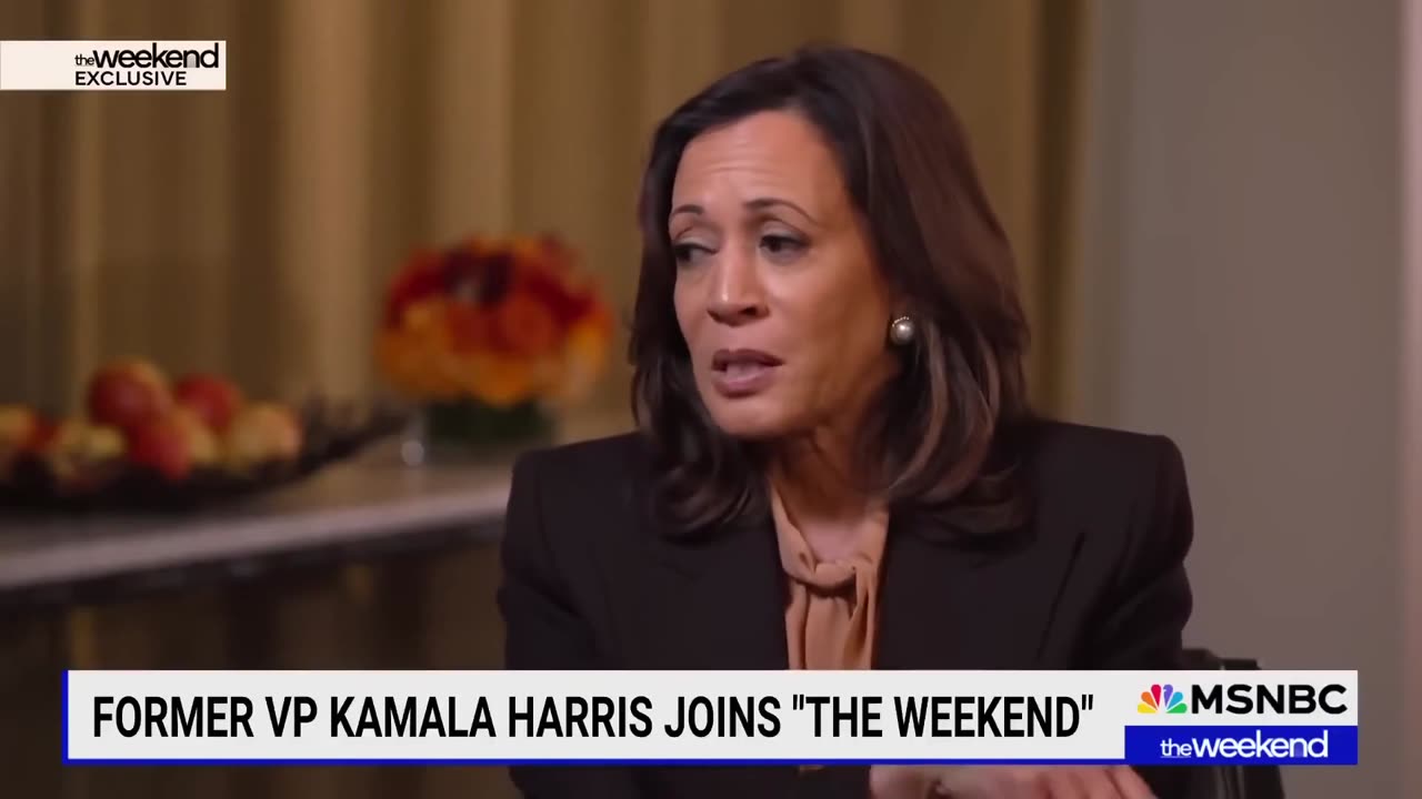 Daniels asks Kamala is she's talked to Biden re his cancer