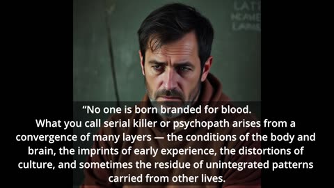 Sentinels: How a person becomes a serial killer