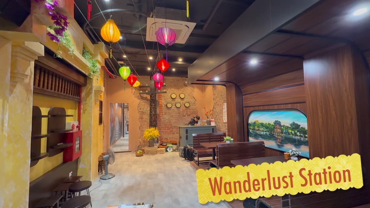 Wanderlust Station in Hanoi, Vietnam