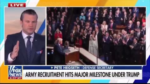 SecDef responds to historic recruiting numbers!! “They are ready to raise their right hand”