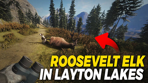 Hunting Roosevelt Elk and a Jackrabbit in Layton Lakes | theHunter: Call of the Wild