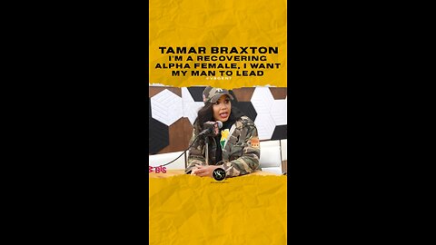 @tamarbraxton I’m a recovering Alpha Female, I want my man to lead.