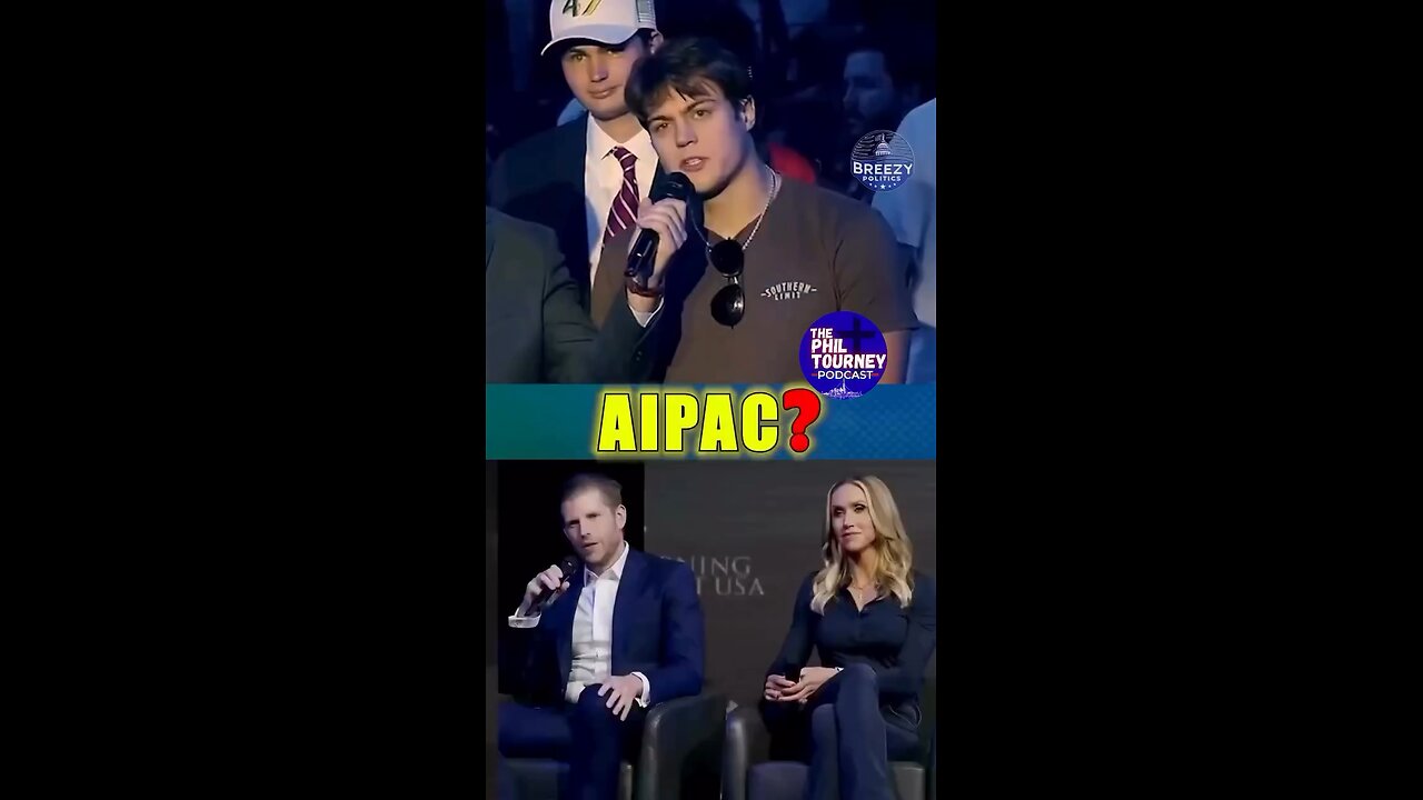 Genz asking Eric Trump if his father is frustrated with Israel