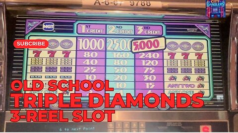 Old School Triple Diamonds Slot 🎰🍒🎰