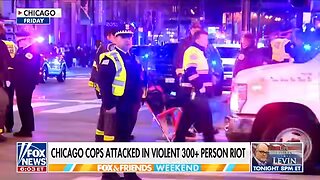 Chicago tree lighting takes DEADLY turn as 300+ riot, attack cops