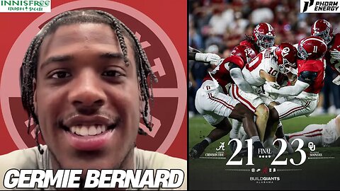 Germie Bernard Reacts to Alabama’s Loss to Oklahoma | What Went Wrong for the Tide?