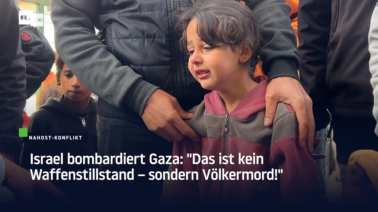 Israel bombardiert Gaza: "Das ist kein Waffenstillstand – sondern Völkermord!"