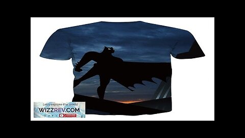 Batman Superhero Silhouette On the Sunset Full Print T-Shirt Review