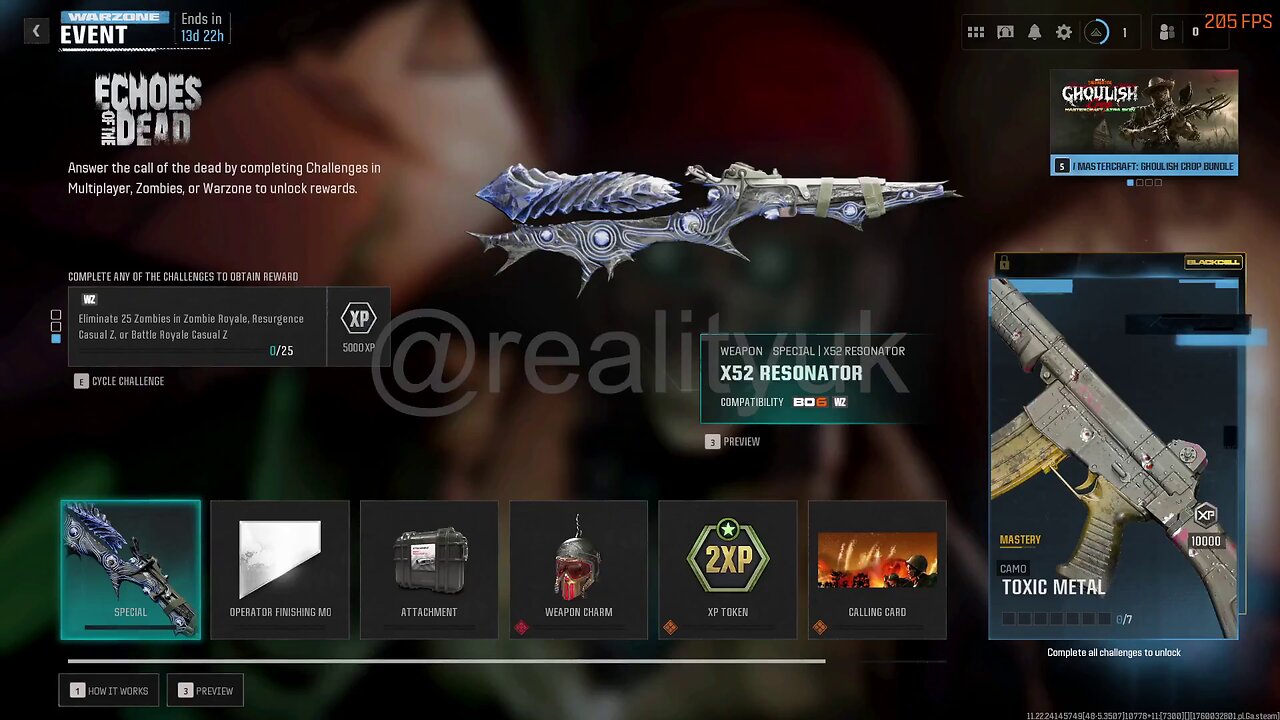 Echoes of the Dead Event: Starts October 16th, ends October 23rd