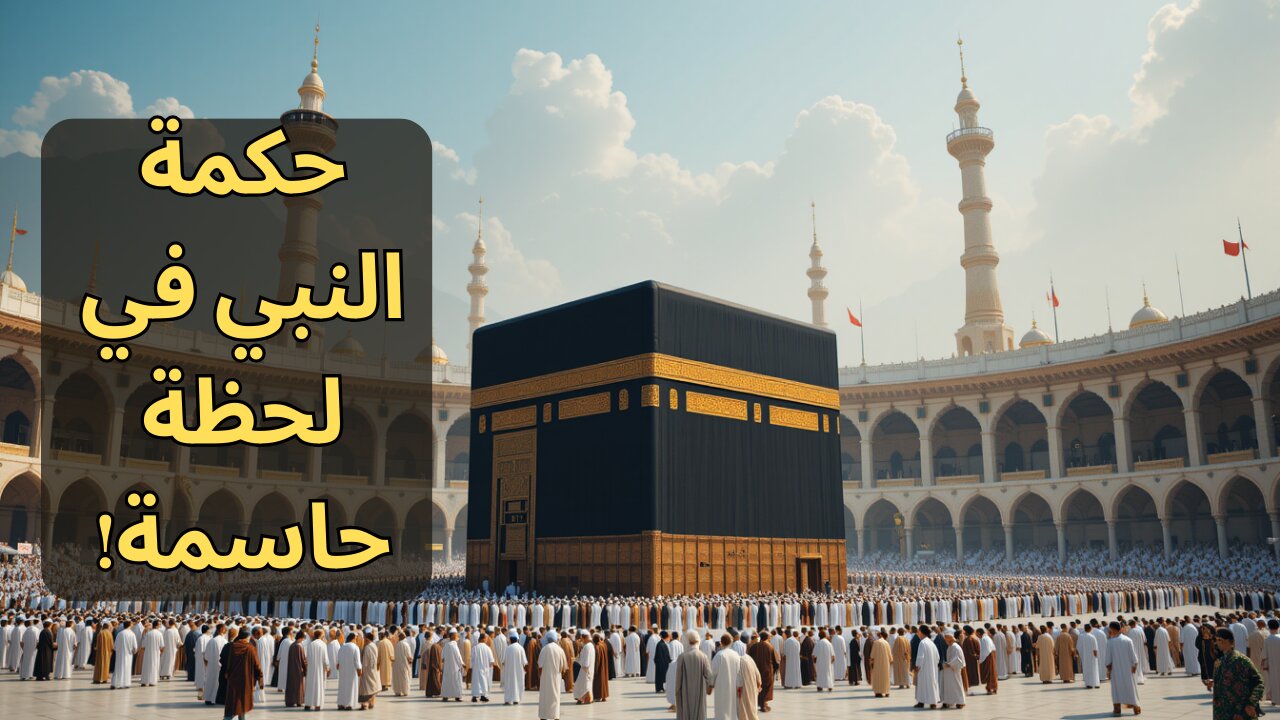 حكمة النبي كيف حل نزاع قريش حول الحجر الأسود؟