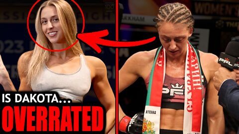How GOOD is Dakota Ditcheva?👀"The BEST!" UFC is Missing Out...