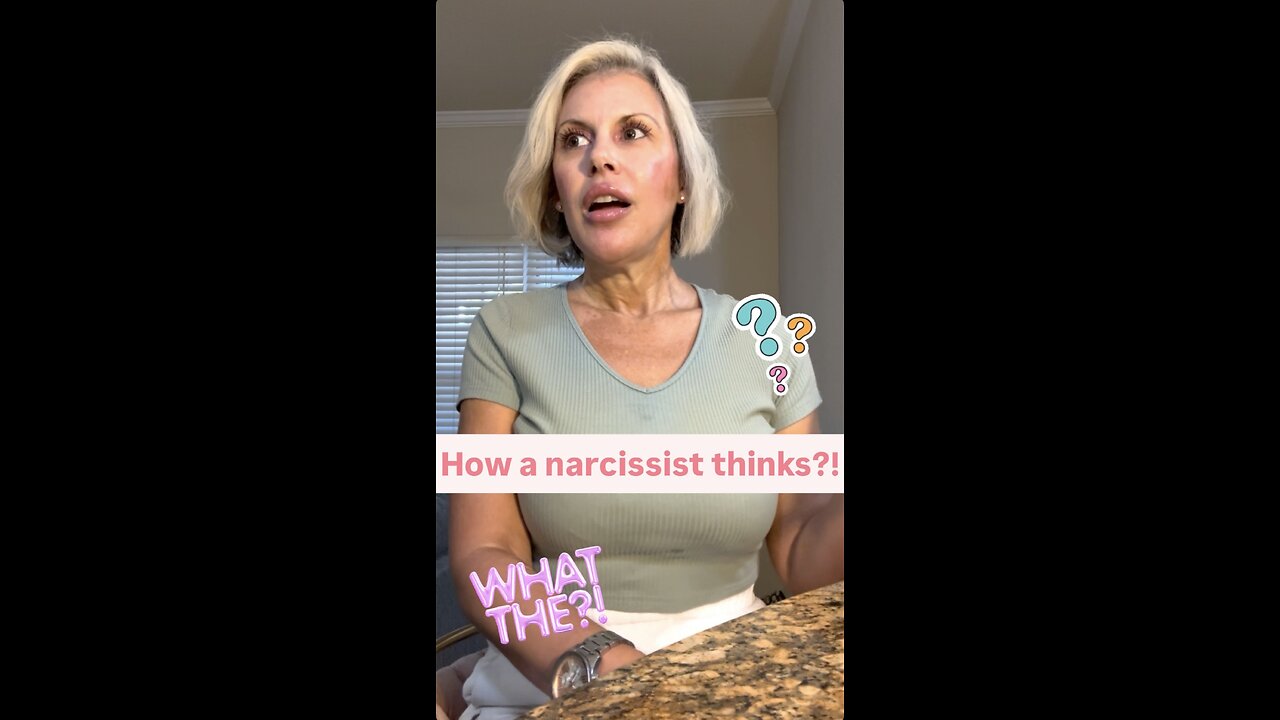 How a narcissist thinks?!