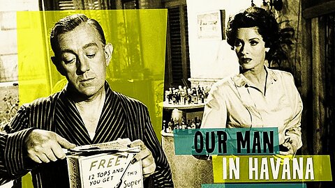 Our Man in Havana (1959) Alec Guinness, Maureen O'Hara, Burl Ives, Noël Coward, Ralph Richardson