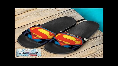 Superman The Man Of Steel Emblem Amazing Slide Sandals Review