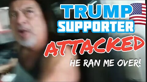 NEW Trump Supporter Attacked With Truck San Francisco Peninsula