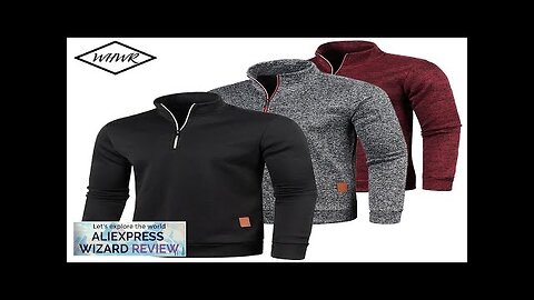 Men Sweatshirts Spring Thicker Pullover Half Zipper Pullover for Male Hoody Outdoor Review