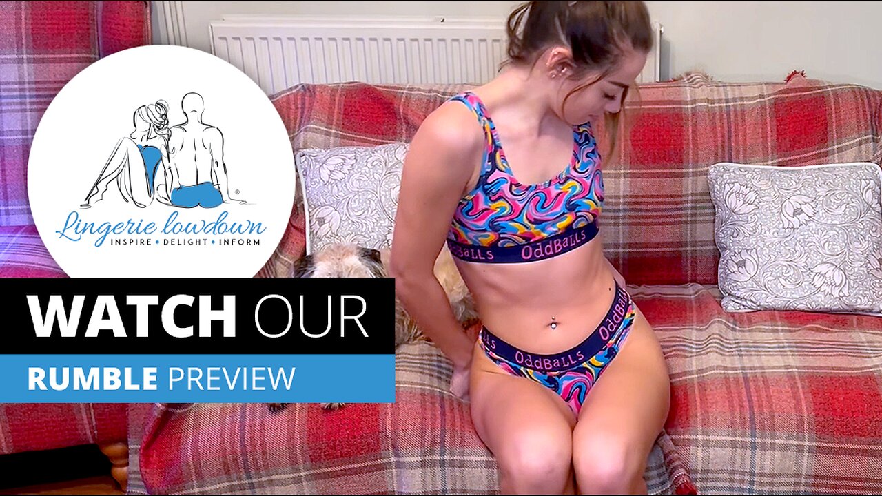 Jessica Maria reviews OddBalls Ripple ladies bralette and thong