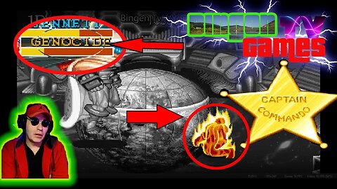 Bingen TV Games Arcade Special// Captain Commando_Fighting against Mr. Genocide