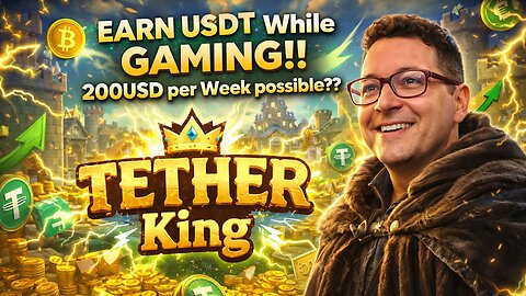 Tether King Best Crypto Play2Earn Game of 2026!! How I Earn USDT with Gaming 👑