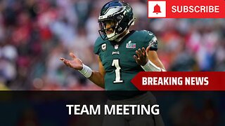 Key Eagles Players Hold Meeting To Fix Offense