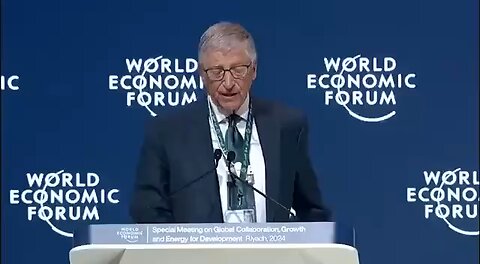 👀💉 Depopulationist Bill Gates pitches vaccines to SAVE (?) lives