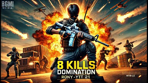 8 KILLS DOMINATION | RONY-YT21 | BGMI | LIVIK MAP