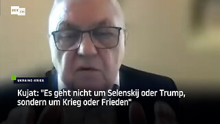 Kujat: "Es geht nicht um Selenskij oder Trump, sondern um Krieg oder Frieden"