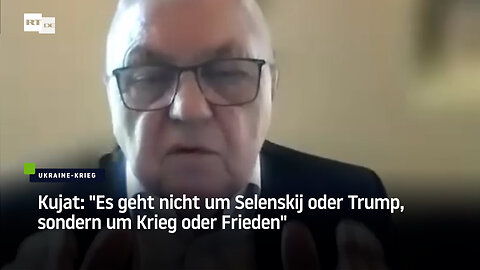 Kujat: "Es geht nicht um Selenskij oder Trump, sondern um Krieg oder Frieden"