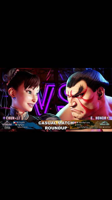 Kuya Kalbo SF6 Casual Match Roundup. Chun Li 4 star Diamond Rank [Hori Fight Stick]