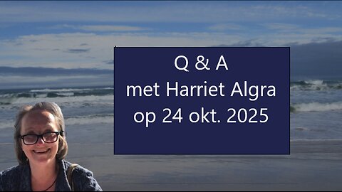Q & A met Harriet Algra op 24 okt. 2025