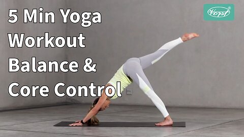 5-Minute Yoga for Balance & Control | Beginner-Friendly 5-Pose Routine you can try at home