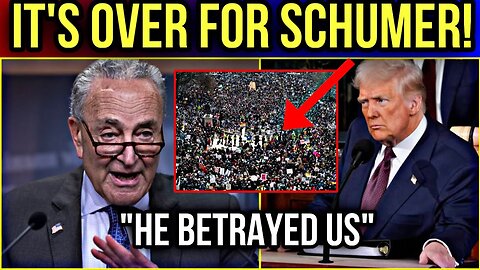 Schumer Unexpectedly Surrenders After 35 Million Of His Own Voters Revolt!!!