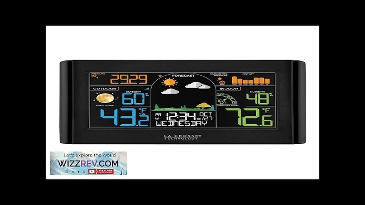 La Crosse Technology 308-27937-INT Wireless Color Weather Station with Bonus Display Black Review