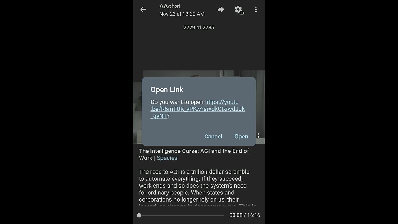 Documentary: The End of Work and the Intelligence Curse